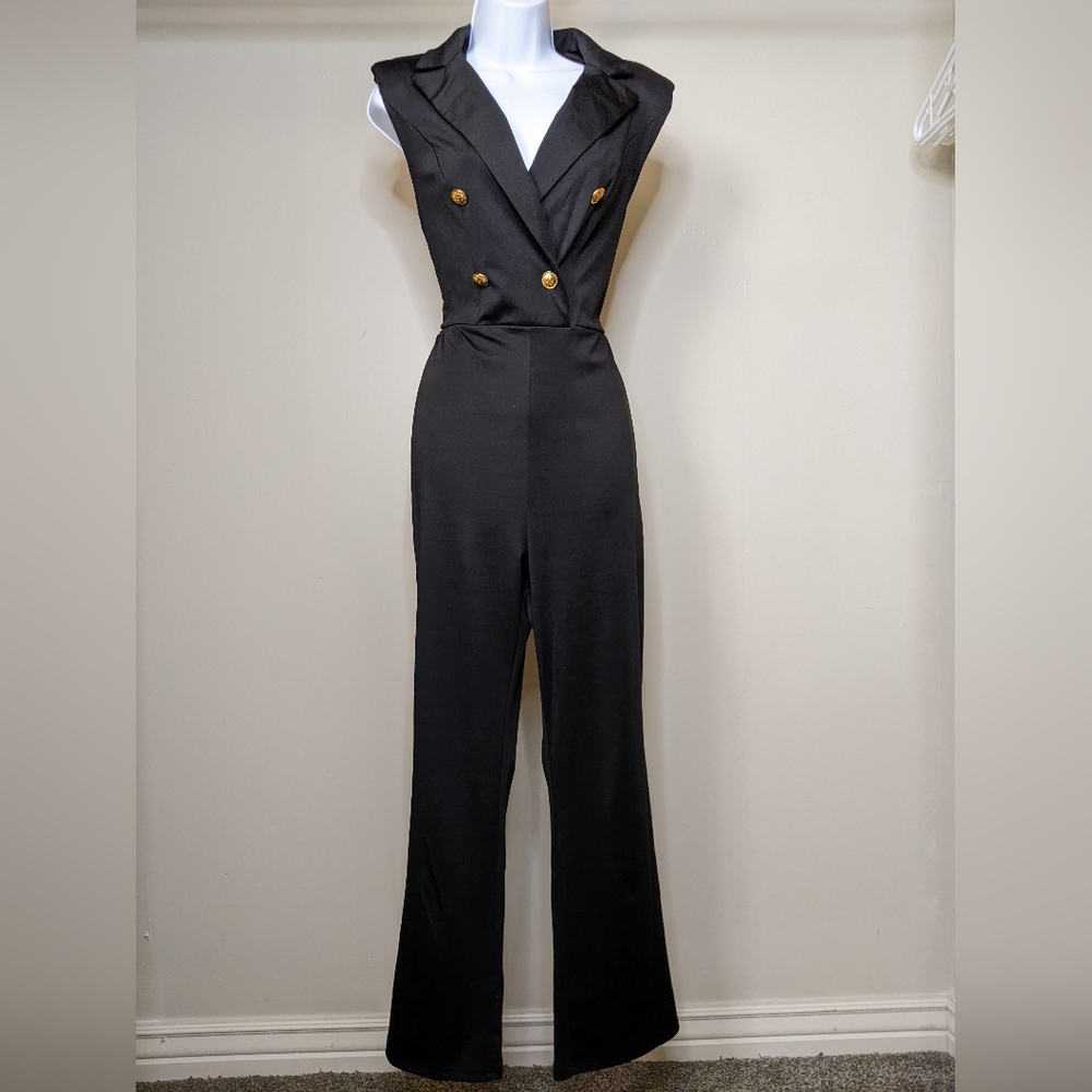 Women's Black Jumpsuit - Never Worn